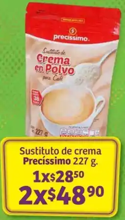 Soriana Híper Precíssimo sustituto de crema oferta