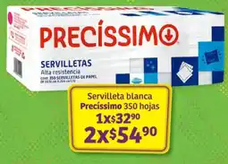 Soriana Híper Precíssimo servilleta blanca oferta