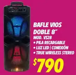 Soriana Híper Vios bafle doble 8" oferta