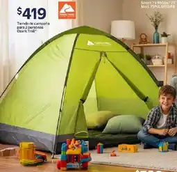 Walmart Ozark trail tienda de campaña para 2 personas oferta