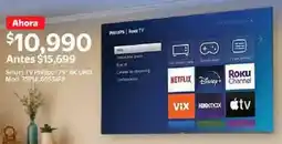 Walmart Philips smart tv 75" oferta