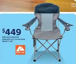 Walmart Ozark trail silla de campismo plegable con portavasos oferta