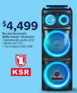 Walmart Bafle kaiser bocina bluetooth onebody oferta