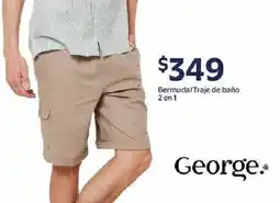 Walmart Bermuda/traje de baño 2 en 1 oferta