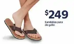 Walmart Sandalias pata de gallo oferta