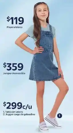 Walmart Jumper de mezclilla oferta
