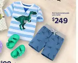 Walmart Bermuda estampada para bebé oferta