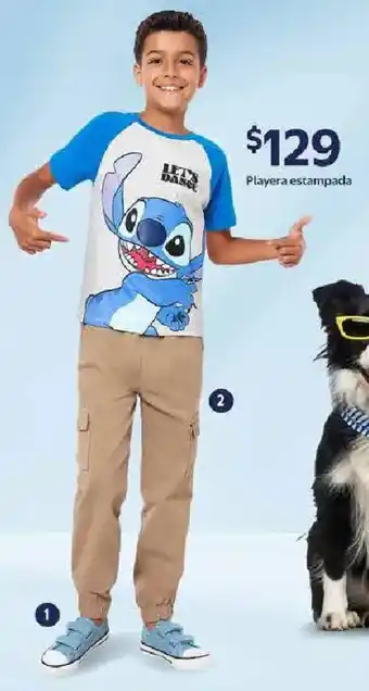 Walmart Playera estampada oferta