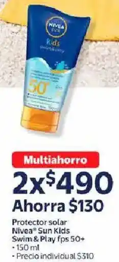 Walmart Nivea sun kids swim & play fps 50+ oferta
