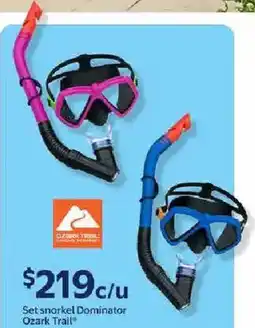Walmart Ozark trail set snorkel dominator oferta