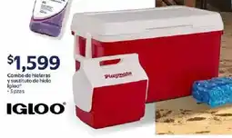 Walmart Igloo combo de hieleras y sustituto de hielo oferta