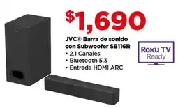 Bodega Aurrerá Jvc barra de sonido con subwoofer sb116r oferta
