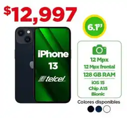Bodega Aurrerá iPhone 13 oferta