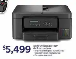 Walmart Multifuncional Brother de tinta continua oferta
