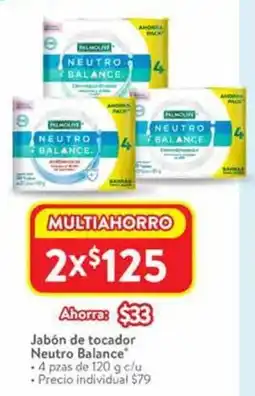 Walmart Palmolive neutro balance jabón de tocador oferta