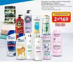 Walmart Herbal essences, pantene, head & shoulders, dove o elvive shampoos, acondicionadores o mascarillas oferta