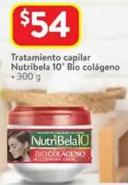 Walmart Nutribela 10 tratamiento capilar bio colágeno oferta