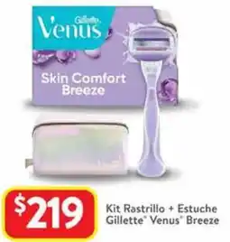 Walmart Venus kit rastrillo + estuche gillette breeze oferta