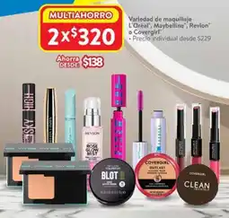Walmart L'oréal, maybelline, revlon o covergirlvariedad de maquillaje oferta