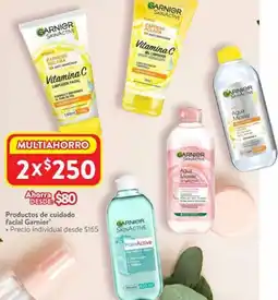 Walmart Garnier productos de cuidado facial oferta