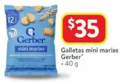 Walmart Gerber galletas mini marias oferta