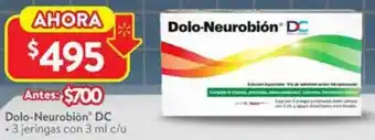 Walmart Dolo-neurobión dc oferta