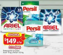 Walmart Ariel o persil detergente en polvo oferta