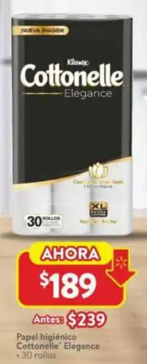 Walmart Cottonelle elegance papel higiénico oferta