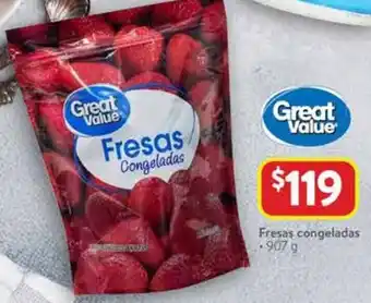 Walmart Great value fresas congeladas oferta