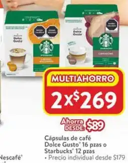 Walmart Dolce gusto cápsulas de café oferta