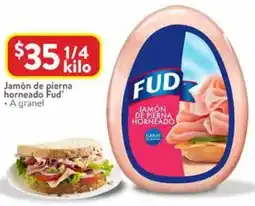 Walmart Fud jamón de pierna horneado oferta