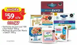 Walmart Lala 100 salchichas de pavo oferta