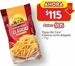 Walmart Mc cain papas clásicas corte delgado oferta