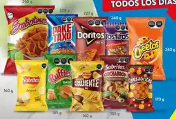 Walmart Sabritas variedad de botanas oferta