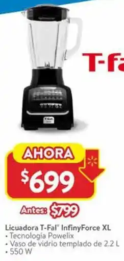 Walmart T-fal licuadora infinyforce xl oferta