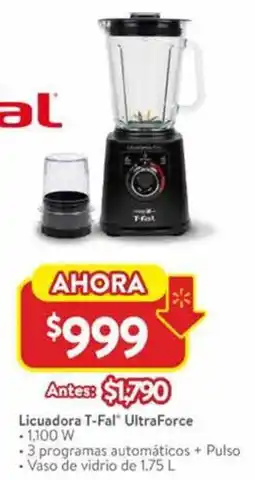 Walmart T-fal licuadora ultraforce oferta