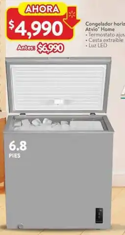 Walmart Atvio home congelador horizontal oferta