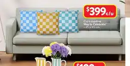 Walmart Cojín cuadros way to celebrate oferta