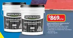 Walmart Impermeabilizante impercaucho blanco o terracota oferta