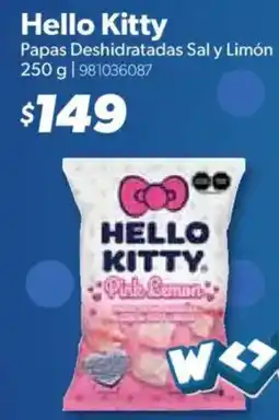 Sam's Club Hello kitty papas deshidratadas sal y limón oferta