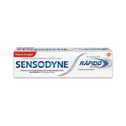Farmacias Benavides Rápido Alivio Blanqueador Pasta Dental con Flúor para Dientes Sensibles oferta