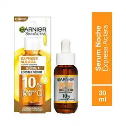 Farmacias Benavides SkinActive Express Aclara Anti-Manchas Vitamina C Serum Noche oferta