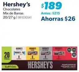 Sam's Club Hershey's chocolates mix de barras oferta