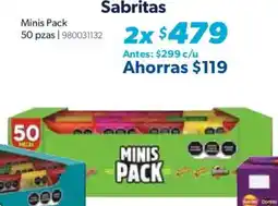 Sam's Club Sabritas minis pack oferta