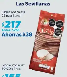 Sam's Club Las sevillanas obleas de cajeta oferta