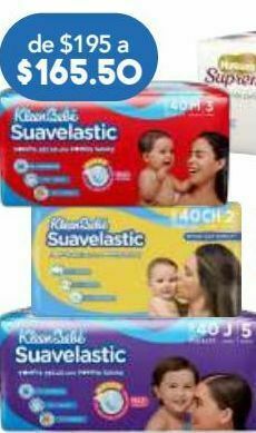 Farmacia San Pablo Kleen bb pañales suavelas ch et2 c/40pzs oferta