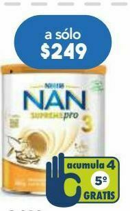 Farmacia San Pablo Nan supreme pro formula et 3 c/800gr oferta