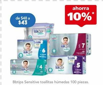Farmacia San Pablo Bbtips pañal etapa 4 c/40pz oferta