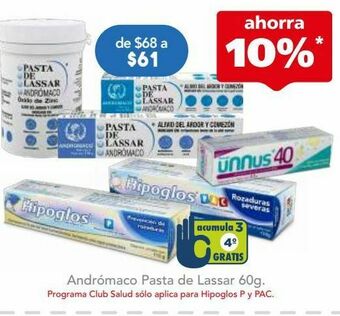 Farmacia San Pablo Andromaco pasta de lassar tub 60 gr oferta