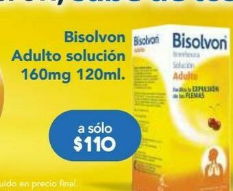 Farmacia San Pablo Bisolvon adulto sol 160mg fra c/120 oferta